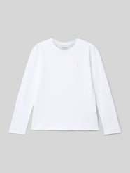 Longsleeve mit Label-Stitching von Polo Ralph Lauren Teens - 18