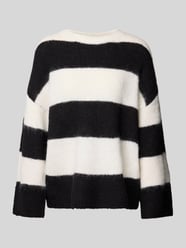Oversized Strickpullover mit gerippten Abschlüssen Modell 'SUTTON von Noisy May - 11