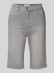 Regular fit bermuda's van denim met omslag van Angels - 5