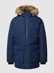 Parka mit Kunstfellbesatz Modell 'EWING' von Jack & Jones Blau - 32