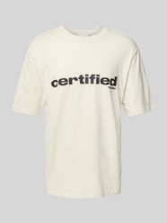 T-Shirt mit Label-Print von REVIEW - 36