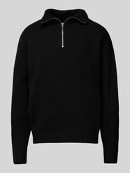 Bluza z kołnierzem i prążkowanymi wykończeniami model ‘OLLIE’ od Jack & Jones - 45