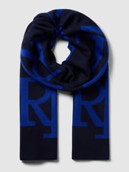 Sjaal met all-over logo van Lauren Ralph Lauren Blauw - 11