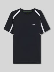 t-shirt sportowy o kroju slim fit z napisem z logo od BOSS Green - 18