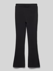 Flared Leggings mit Label-Patch von Garcia Schwarz - 12