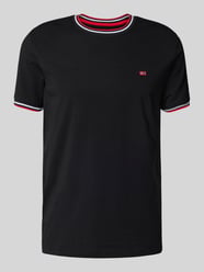 T-shirt met ribboorden van Christian Berg Men - 44