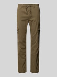 Slim Fit Cargohose mit Kordelzug Modell 'Gymdigo' von Pepe Jeans Grün - 30