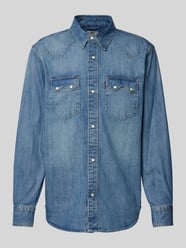 Freizeithemd mit Druckknopfleiste von Levi's® Blau - 35