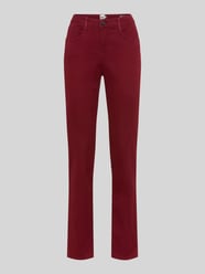 Regular Fit Gerade Hose aus Lyocell-Mix mit Modal-Baumwoll-Anteil Modell 'MARY' von Brax Bordeaux - 29