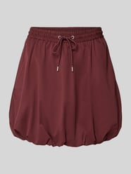 Regular Fit Mini-Rock aus Baumwoll-Mix von Marc O'Polo DENIM Bordeaux - 36