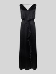 Midi-jurk met V-hals, model 'EXPLORE' van comma - 39