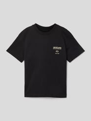 T-Shirt aus Baumwolle mit rückseitigem Motiv-Print von Jack & Jones Schwarz - 28