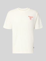 T-Shirt mit Label-Print Modell 'GRAB A BITE LONDON' von New Balance - 30