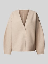Gebreid jack met Ballonmouwen Model 'JUICE' van VILA Beige - 36