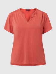 T-shirt van modalmix, model 'Cramer' van Soaked in Luxury Rood - 22