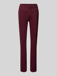 Slim Fit Jeans mit Gürtelschlaufen Modell 'Style.Mary Thermo' von Brax Lila - 11