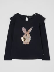 Longsleeve aus Baumwolle  von Tom Tailor Blau / Türkis - 48