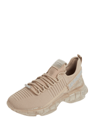 Sneakers in gebreide look, model 'Maxilla' van Steve Madden Roze - 31