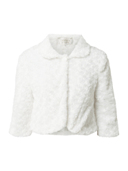 Bolero aus Webpelz  von TROYDEN COLLECTION Weiß - 39