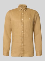 Koszula casualowa o kroju regular fit z czystego lnu od Polo Ralph Lauren - 10