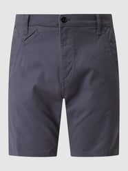 Korte slim fit chino met stretch, model 'Bronson' van G-Star Raw Blauw / turquoise - 12