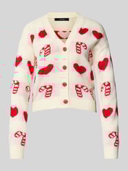 Gebreid jack met kerstmotief, model 'CANDYHEARTS' van Vero Moda - 28