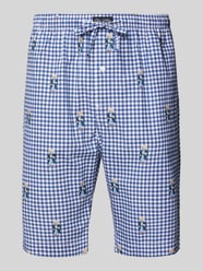 Loose Fit Pyjamashorts mit Knopfverschluss von Polo Ralph Lauren Underwear Blau - 18