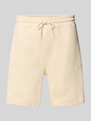 Regular fit sweatshorts van puur katoen van BOSS Orange - 6