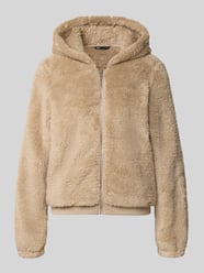 Regular Fit Teddyjacke mit Kapuze Modell 'NEWANNA' von ONLY Beige - 36