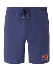 Sweatshort met logoprint  van Polo Ralph Lauren Blauw - 11