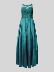 Abendkleid mit Häkelspitze von Laona Blau - 3