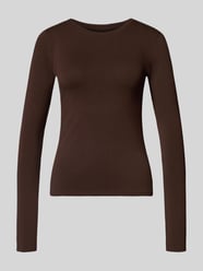 Slim Fit Basic Langarmshirt aus Baumwollmix von REVIEW - 31