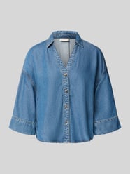 Boxy fit blouse van lyocell model 'Milo' van FREE/QUENT - 21