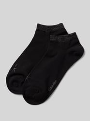 Sneakersocken mit Label-Detail im 2er-Pack von CK Calvin Klein Schwarz - 39