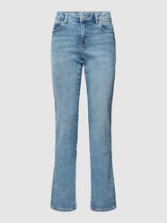 Straight Fit Jeans mit Label-Detail von Esprit Blau - 14