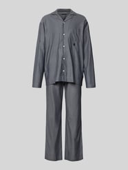 Relaxed Fit Pyjama aus reiner Baumwolle Modell 'HERRINGBONE' von Tommy Hilfiger - 27