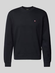 Sweatshirt met labelstitching, model 'balis' van Napapijri - 9