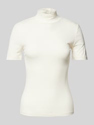 T-Shirt mit Label-Detail Modell 'Larina' von LeGer by Lena Gercke Beige - 16