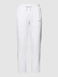 Sweatpants mit Label-Detail von Tommy Hilfiger Weiß - 39