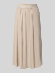 Midirok met elastische band model 'SNOS' van Milano Italy Beige - 5