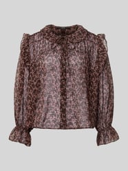 Bluzka o kroju regular fit z wykładanym kołnierzem model ‘PETRA’ od VERO MODA - 13