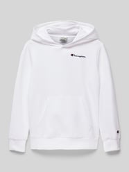 Hoodie mit Label-Stitching von CHAMPION Weiß - 25