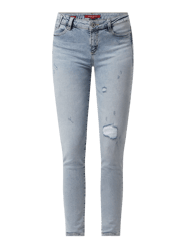 Skinny fit jeans met lyocell, model 'My Magic' van Miss Sixty Blauw - 1