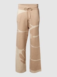 Sweatpants mit elastischem Bund von ISNURH Beige - 18