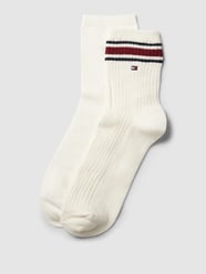 Sokken met labeldetails in een set van 2 paar van Tommy Hilfiger Wit - 41
