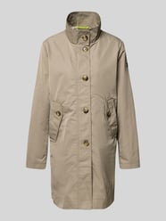Jas met opstaande kraag en knoopsluiting van FUCHS SCHMITT Beige - 17