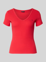 Slim Fit T-Shirt aus Baumwoll-Mix von Tommy Jeans - 28