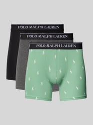 Trunks mit elastischem Label-Bund im 3er-Pack von Polo Ralph Lauren Underwear Grün - 33