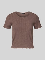Slim fit T-shirt met viscose, model 'EMMA' van Only - 14