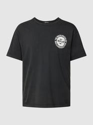 T-shirt met labelprint van Replay Grijs / zwart - 37